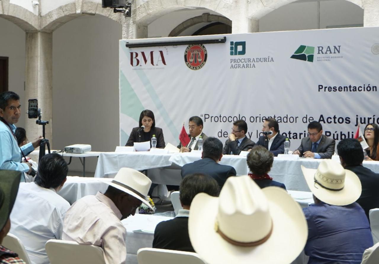Participa Diana Torrejón en presentación del protocolo orientador de actos jurídico-agrarios